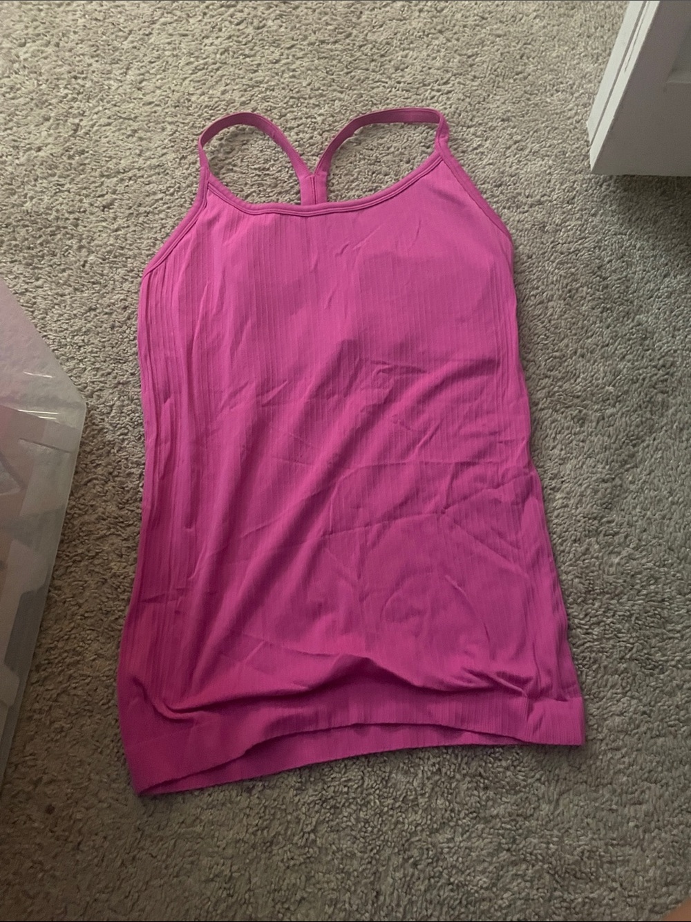 Women’s Bright Pink Racerback Tank — Lightweight Everyday Layer